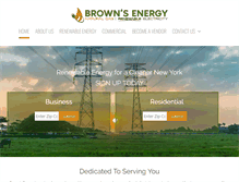 Tablet Screenshot of brownsfuel.com